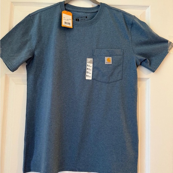 Carhartt Other - NWT‎ Carhartt Women's Loose Fit Heavyweight Pocket T-Shirt S Thundercloud Blue
